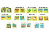 Wooden 9 Piece Puzzles - Assorted Wooden 9 Piece Puzzles - Assorted